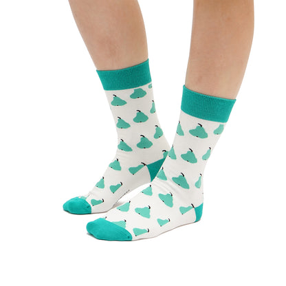 Marimekko Fruits Pattern Mid Socks
