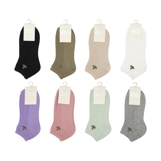 VWW Cable Knit Ankle Socks