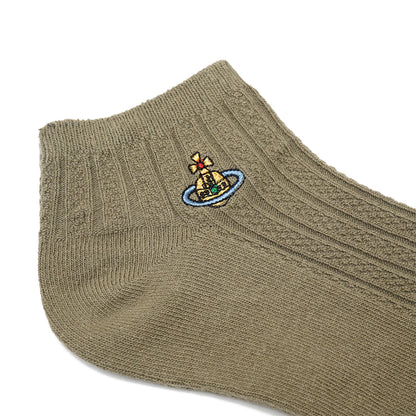 VWW Cable Knit Ankle Socks