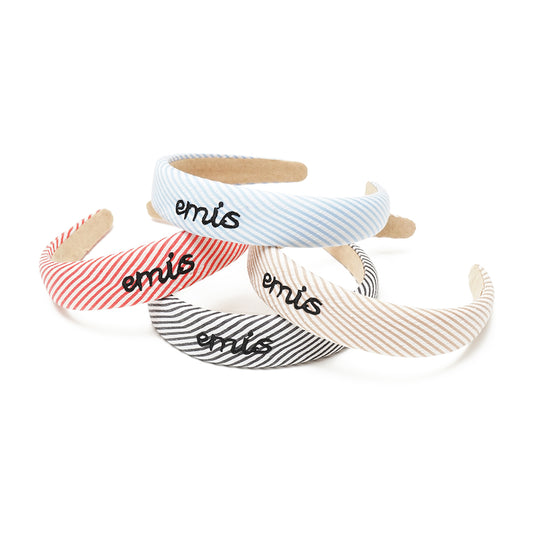 Emis Stripe Wide Hairband