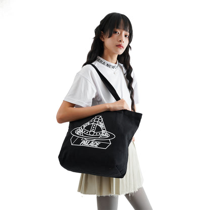 VWW X PLC Orb Graphic Canvas Tote Bag
