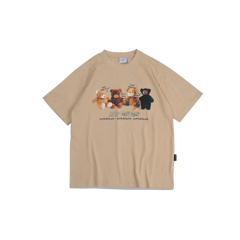 ADV Teddy Bear Doll Friends T-Shirt Beige