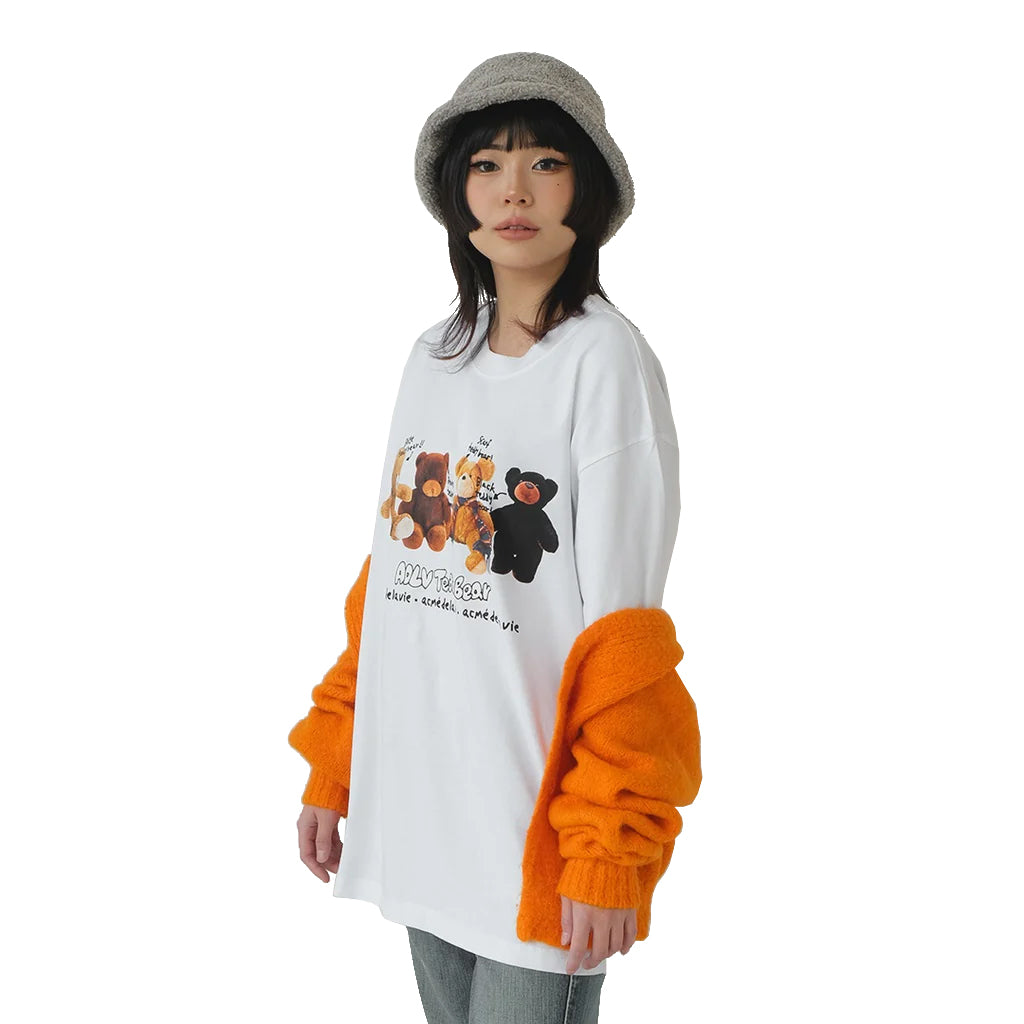 ADV Teddy Bear Doll Friends T-Shirt Beige