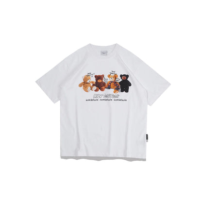 ADV Teddy Bear Doll Friends T-Shirt White
