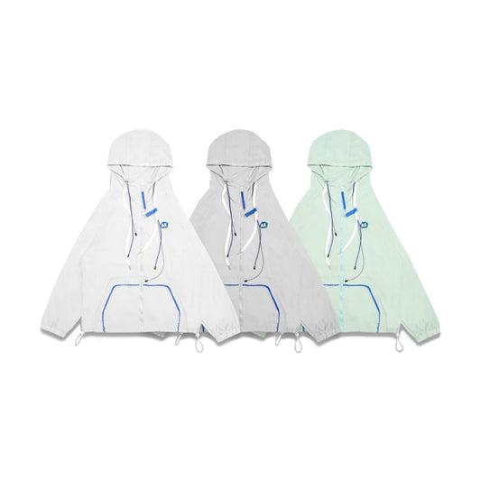 Ader Error AE Patch Windbreaker Hoodie