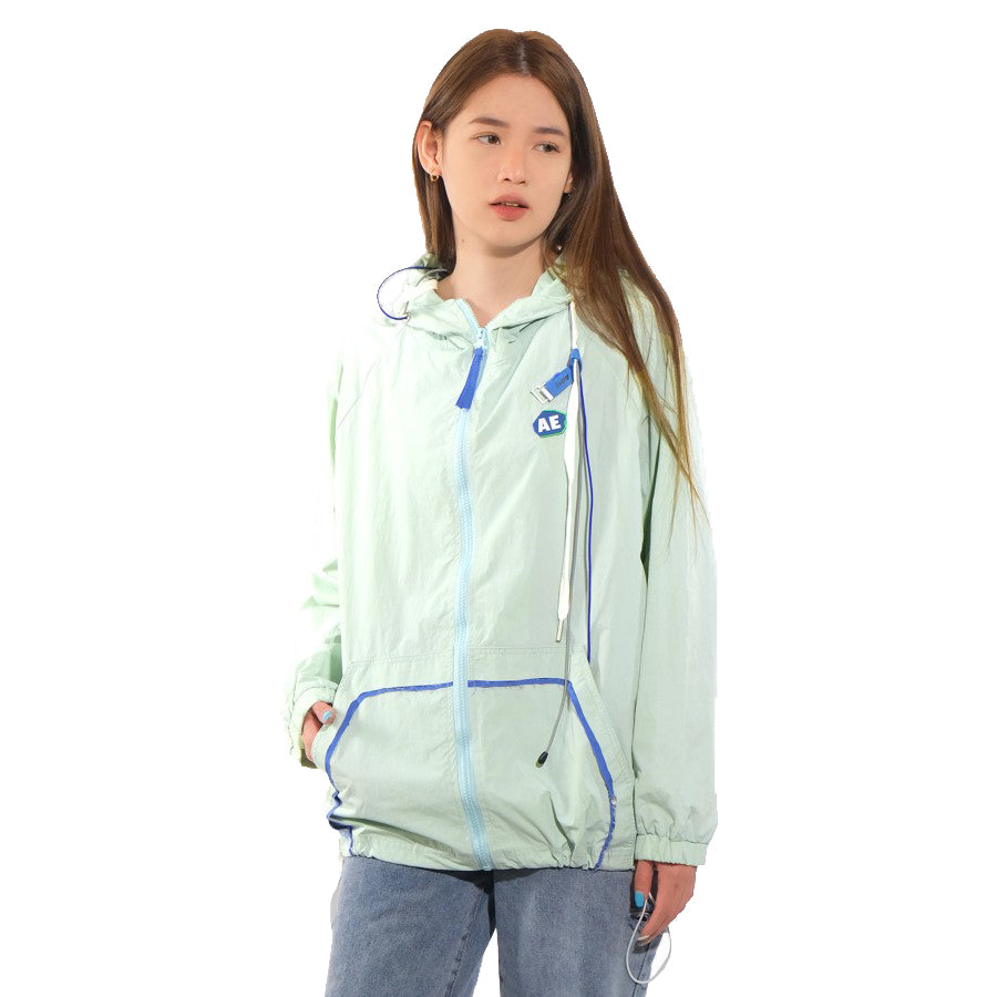 Ader Error AE Patch Windbreaker Hoodie