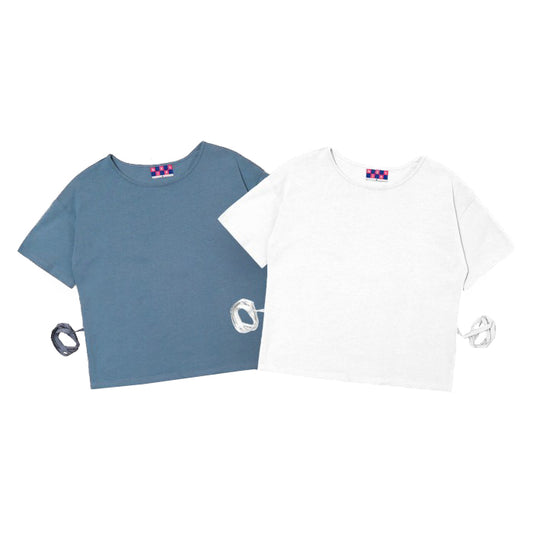 Biyas Back Strap Cropped T-Shirt