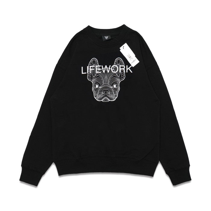 LifeWork Character Front Round Neck Sweatshirt