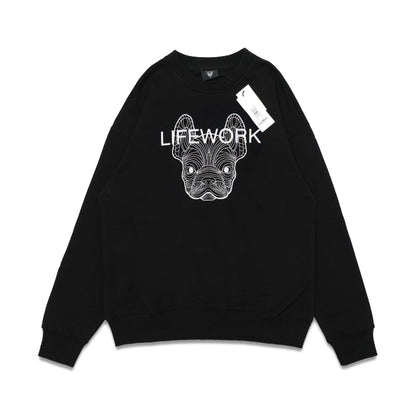 LifeWork Character Front Round Neck Sweatshirt