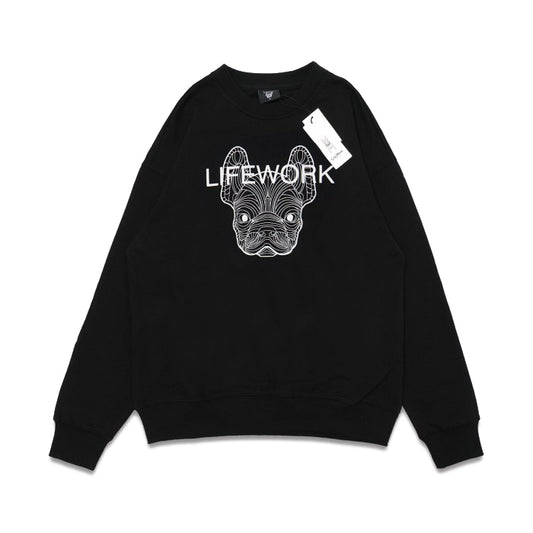 LifeWork Character Front Round Neck Sweatshirt