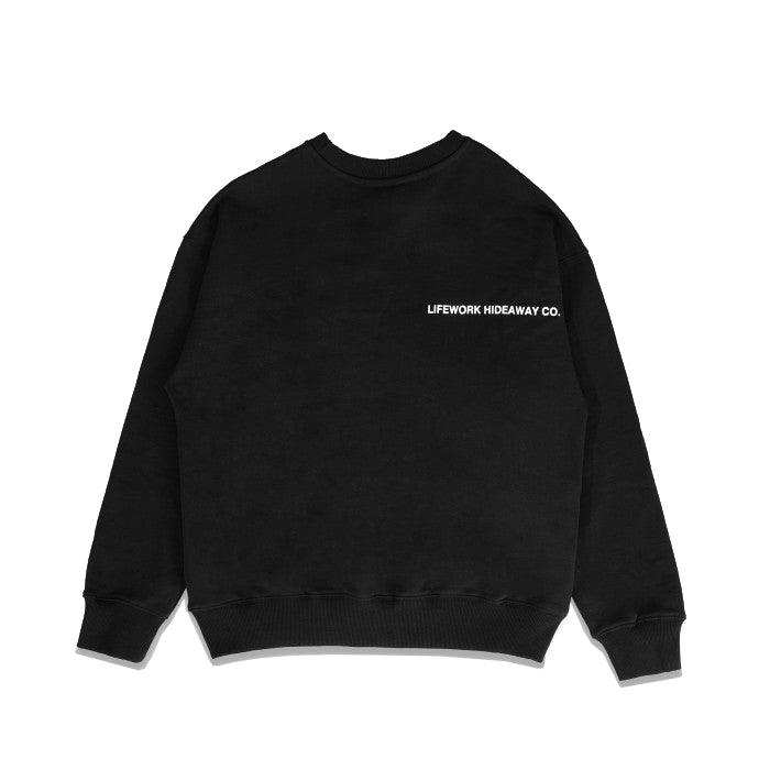 LifeWork Character Front Round Neck Sweatshirt