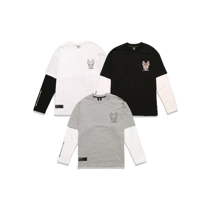 LifeWork Color Block Cotton Long Sleeve T-Shirt