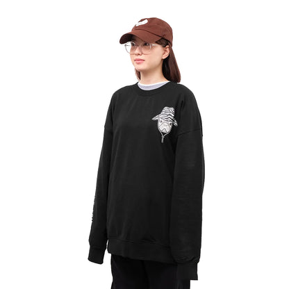LifeWork X Camping Character Cotton Sweatshirt White