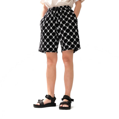 Lifework Pattern Logo Shorts White