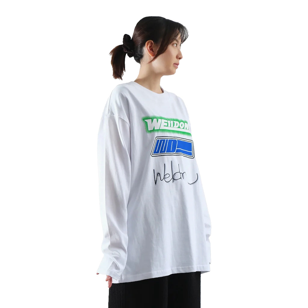 We11done 3-New Logo Long Sleeve T-Shirt