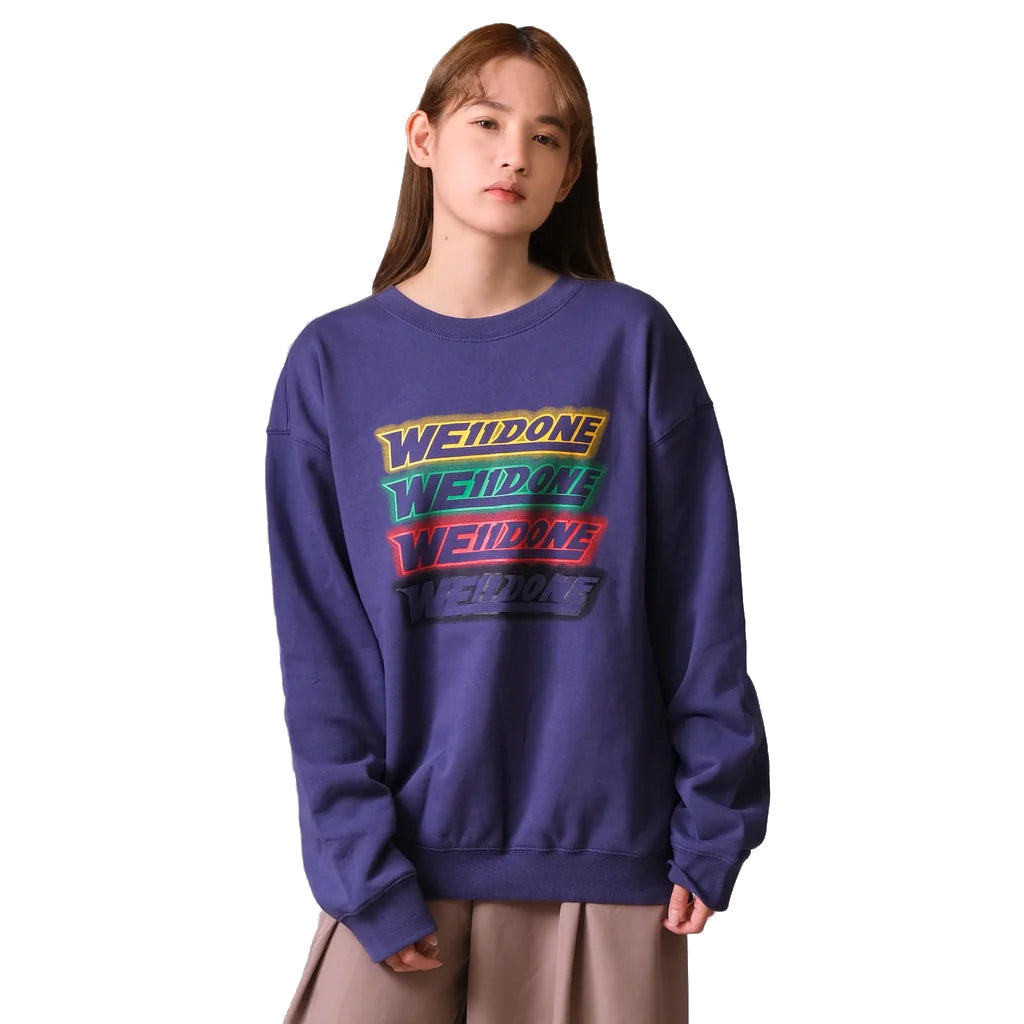 We11done Colorful Logo Sweatshirt